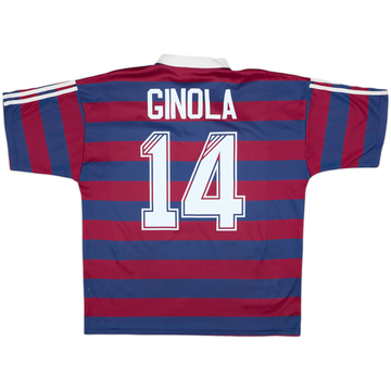 1995-96 Newcastle Away Shirt Ginola #14 - 6/10 - (L)