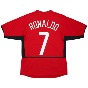 2002-04 Manchester United Home Shirt Ronaldo #7 - 7/10 - (S)
