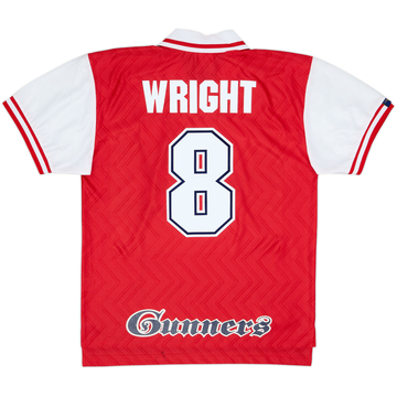 1996-98 Arsenal Home Shirt Wright #8 - 8/10 - (M)