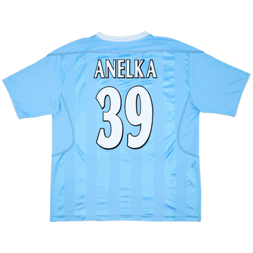 2003-04 Manchester City Home Shirt Anelka #39 - 9/10 - (L)