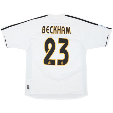 2003-04 Real Madrid Home Shirt Beckham #23 - 7/10 - (S)
