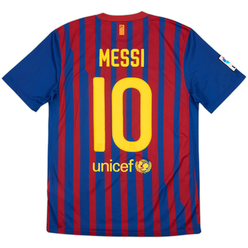 2011-12 Barcelona Home Shirt Messi #10 - 7/10 - (M)