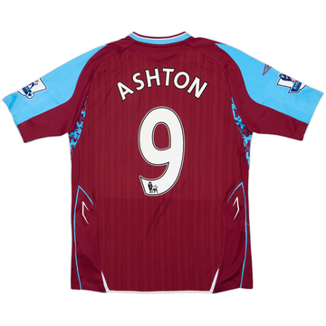 2007-08 West Ham Home Shirt Ashton #9 - 6/10 - (M)