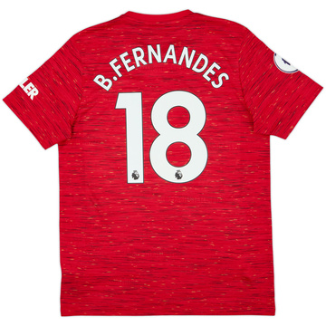 2020-21 Manchester United Home Shirt B.Fernandes #18 - 10/10 - (L)