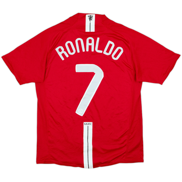 2007-09 Manchester United Home Shirt Ronaldo #7 - 6/10 - (S)