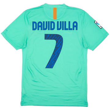 2010-11 Barcelona Away Shirt David Villa #7 - 8/10 - (S)