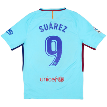 2017-18 Barcelona Away Shirt Suarez #9 - 8/10 - (M)