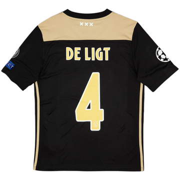 2018-19 Ajax Away Shirt De Ligt #4 - 6/10 - (XL.Boys)
