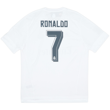 2015-16 Real Madrid Authentic Home Shirt Ronaldo #7 (XL)