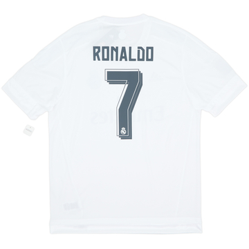 2015-16 Real Madrid Authentic Home Shirt Ronaldo #7 (XL)