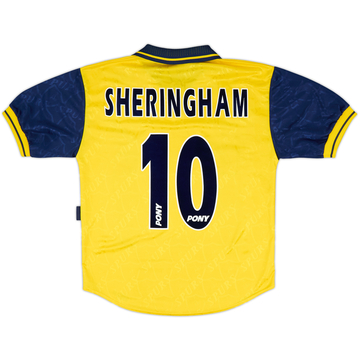 1995-97 Tottenham Third Shirt Sheringham #10 - 8/10 - (S)