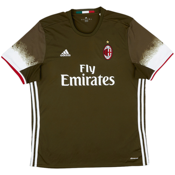 2016-17 AC Milan Third Shirt - 8/10 - (XL)