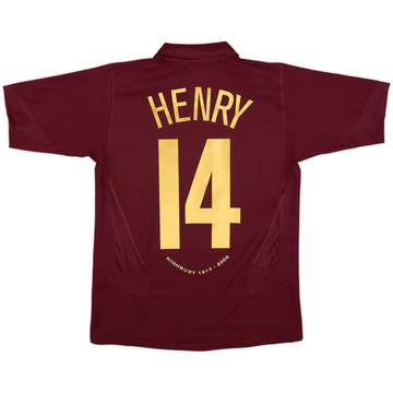 2005-06 Arsenal Home Shirt Henry #14 - 8/10 - (S)