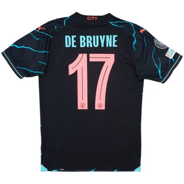 2023-24 Manchester City Third Shirt De Bruyne #17 - 8/10 - (S)