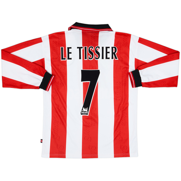 1997-99 Southampton Home L/S Shirt Le Tissier #7 - 8/10 - (S)