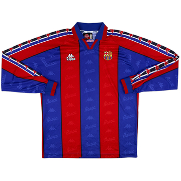 1995-97 Barcelona Home L/S Shirt - 8/10 - (XL)