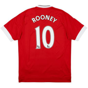 2015-16 Manchester United Home Shirt Rooney #10 - 7/10 - (L)
