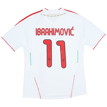 2011-12 AC Milan Away Shirt Ibrahimovic #11 - 4/10 - (L)
