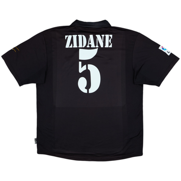 2001 Real Madrid Away Shirt Zidane #5 - 8/10 - (L)