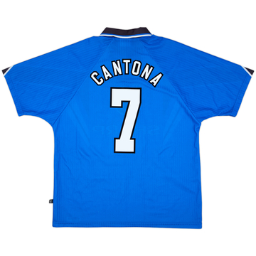 1996-98 Manchester United Third Shirt Cantona #7 - 8/10 - (XL)