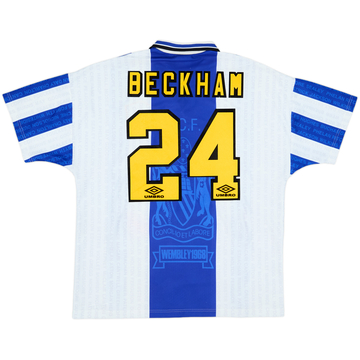 1994-96 Manchester United Third Shirt Beckham #24 - 8/10 - (XL)