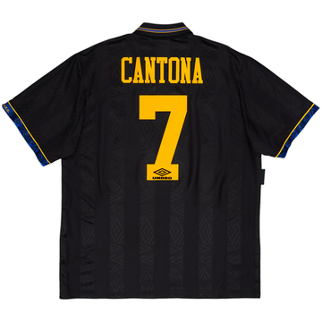 1993-95 Manchester United Away Shirt Cantona #7 - 9/10 - (XL)