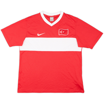 2008-10 Turkey Basic Home Shirt - 8/10 - (L)