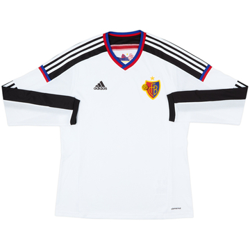 2014-15 FC Basel Authentic Away L/S Shirt - 7/10 - (L)