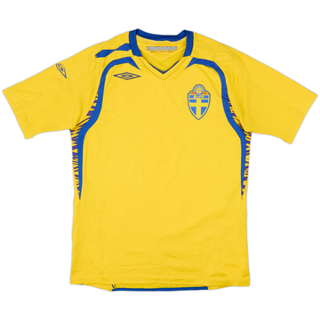 2007-09 Sweden Home Shirt - 4/10 - (S)