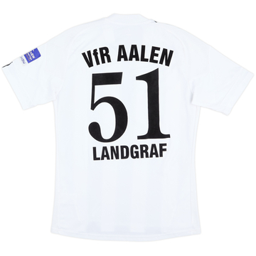 2011-12 VFR Aalen Match Issue GK/Home Shirt Landgraf #51