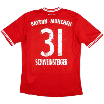 2013-14 Bayern Munich Home Shirt Schweinsteiger #31 - 5/10 - (XL.Boys)