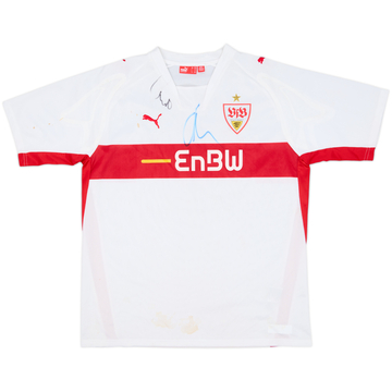 2007-08 Stuttgart Signed Home Shirt - 5/10 - (S)