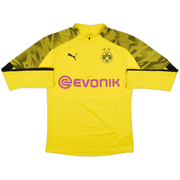 2019-20 Borussia Dortmund Puma 1/4 Zip Drill Top - 8/10 - (M)