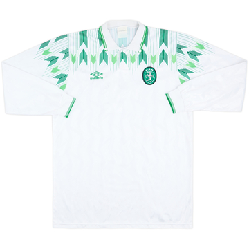 1990-92 Sporting Lisbon Match Issue Away L/S Shirt #4