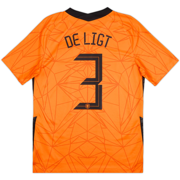 2020-21 Netherlands Home Shirt De Ligt #3 - 10/10 - (M)