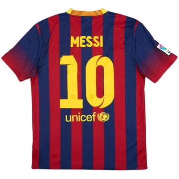 2013-14 Barcelona Home Shirt Messi #10 - 5/10 - (M)