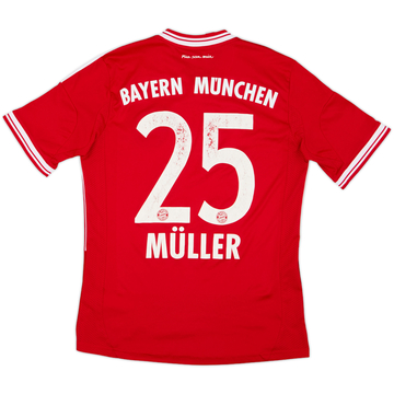 2013-14 Bayern Munich Home Shirt Muller #25 - 5/10 - (L.Boys)