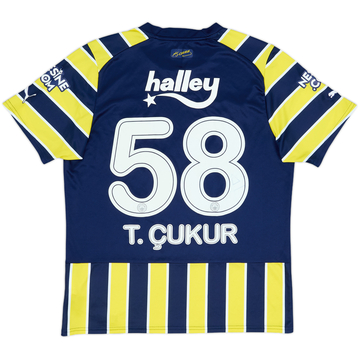 2022-23 Fenerbahce Home Shirt T.Cukur #58 - 6/10 - (L)