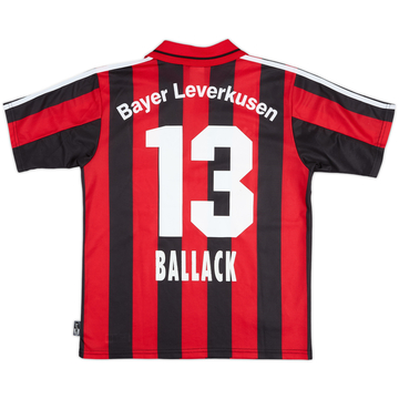 2001-02 Bayer Leverkusen Home Shirt Ballack #13 - 7/10 - (XL.Boys)
