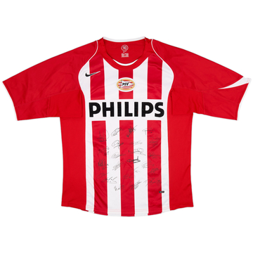 2004-06 PSV 'Signed' Home Shirt - 8/10 - (L)