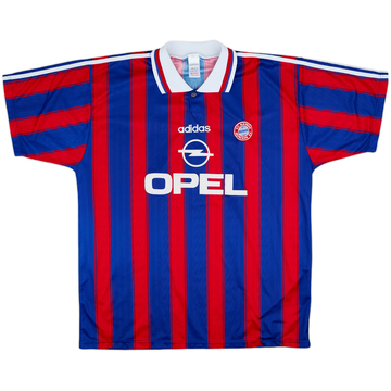 1995-97 Bayern Munich Signed Home Shirt Scholl #7 - 6/10 - (XXL)