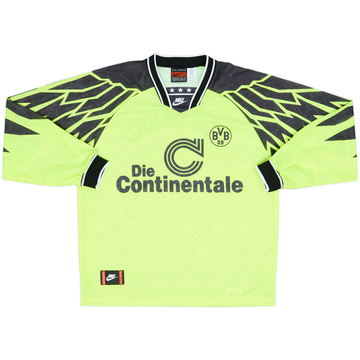 1994-95 Borussia Dortmund Home L/S Shirt - 10/10 - (XL)