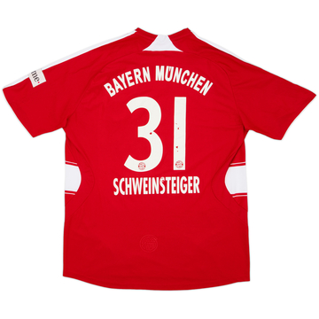 2007-08 Bayern Munich Home Shirt Schweinsteiger #31 - 5/10 - (L)