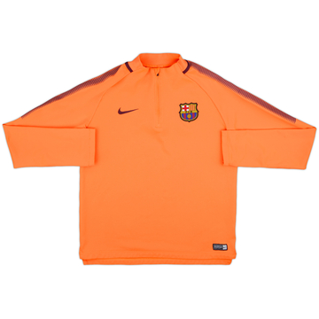 2017-18 Barcelona Nike 1/4 Zip Drill Top - 6/10 - (XL.Boys)