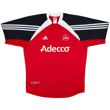 2001-02 Nurnberg Squad Signed Home Shirt - 8/10 - (L)