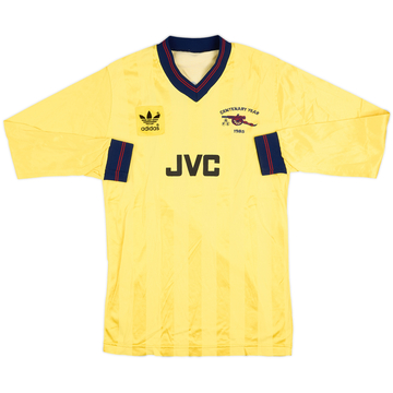 1985-86 Arsenal Match Issue Centenary Away L/S Shirt #10