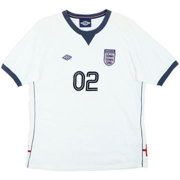 2002-03 England Umbro Retro Cotton Tee #02 - 6/10 - (L)