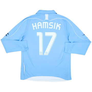 2008-09 Napoli Home L/S Shirt Hamsik #17 (M)