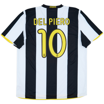 2008-09 Juventus Home Shirt Del Piero #10 - 10/10 - (XL)