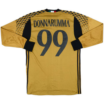 2016-17 AC Milan Player Issue GK Shirt Donnarumma #99 - 6/10 - (M/L)